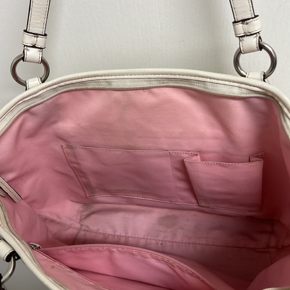 Coach Signature Leah Large Monogram Tote Bag - Picture 6 of 11